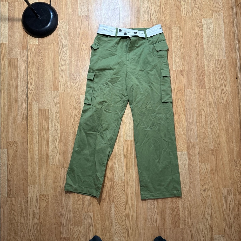 Men's Classic Green Cargo Pants